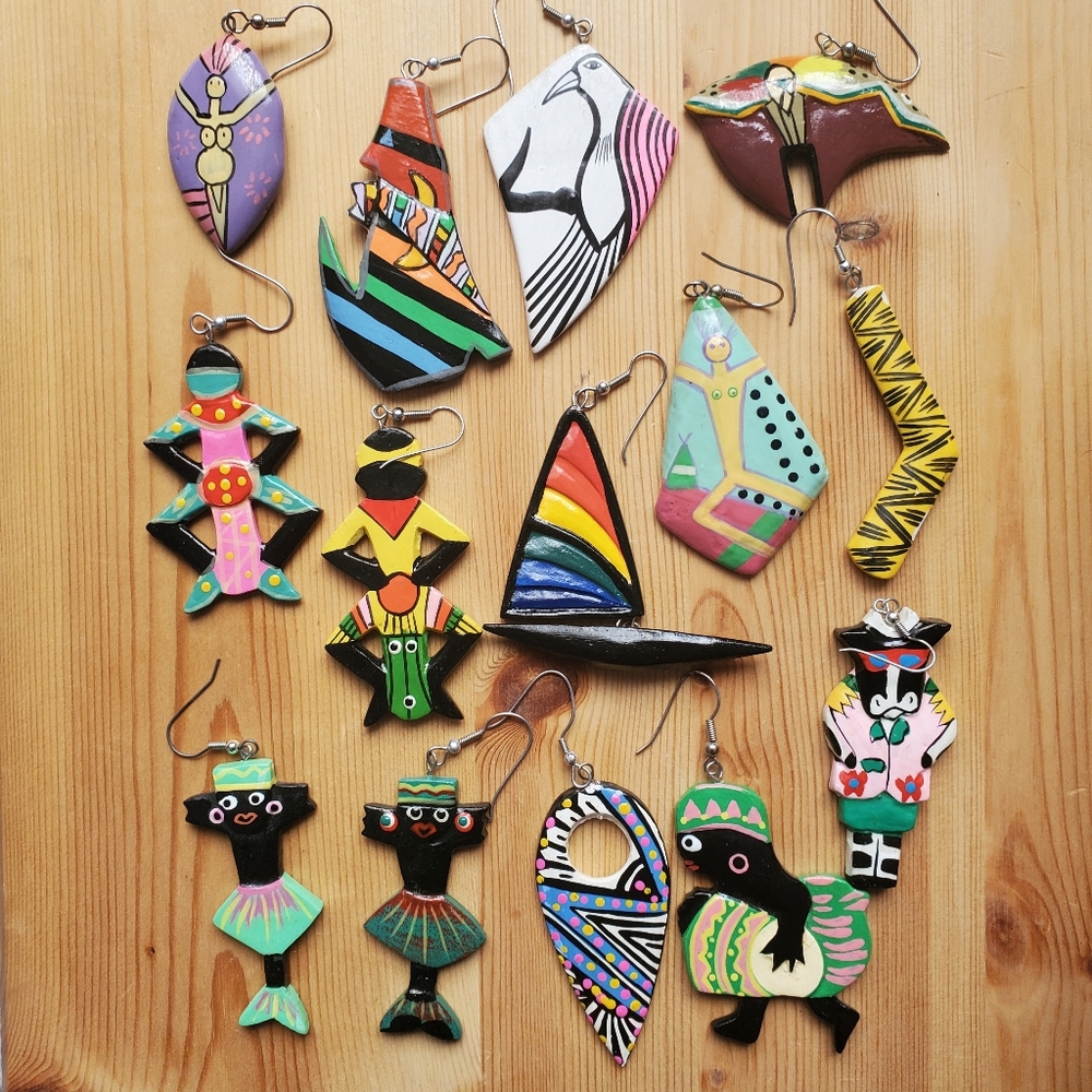 Assortment Mismatching Handmade Earrings